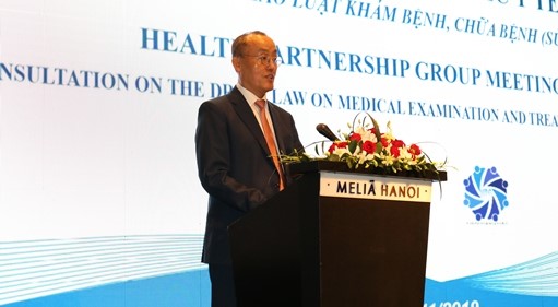 TS.Ki Dong Park, Trưởng đại diện Tổ chức Y tế thế giới phát biểu tại Hội nghị